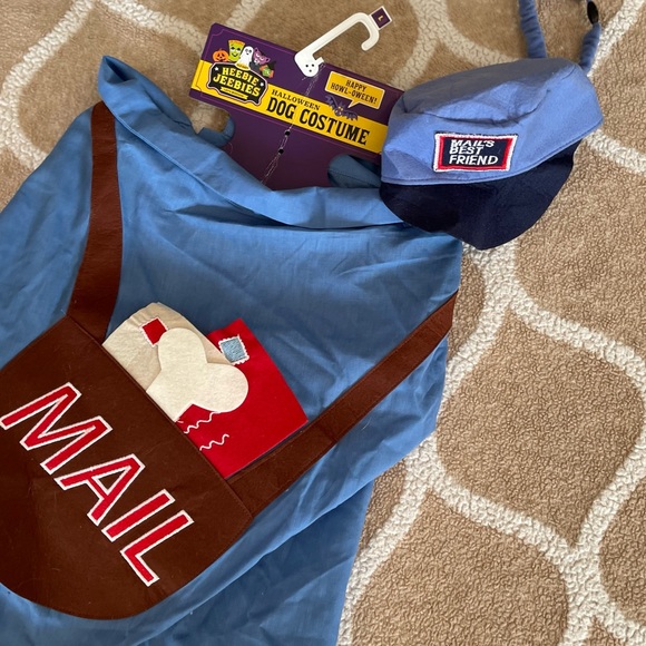 ⭐️BOGO⭐️ Dog Mail Man Costume with Hat